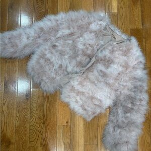 La Fiorentina Real Feather Jacket